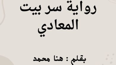 رواية سر بيت المعادي كاملة (جميع فصول الرواية) بقلم هنا محمد